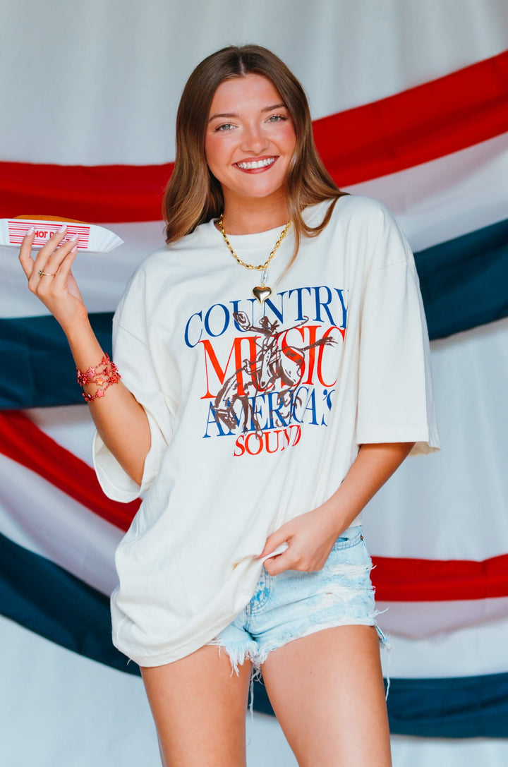 Country Music America Sound Heavy Tee