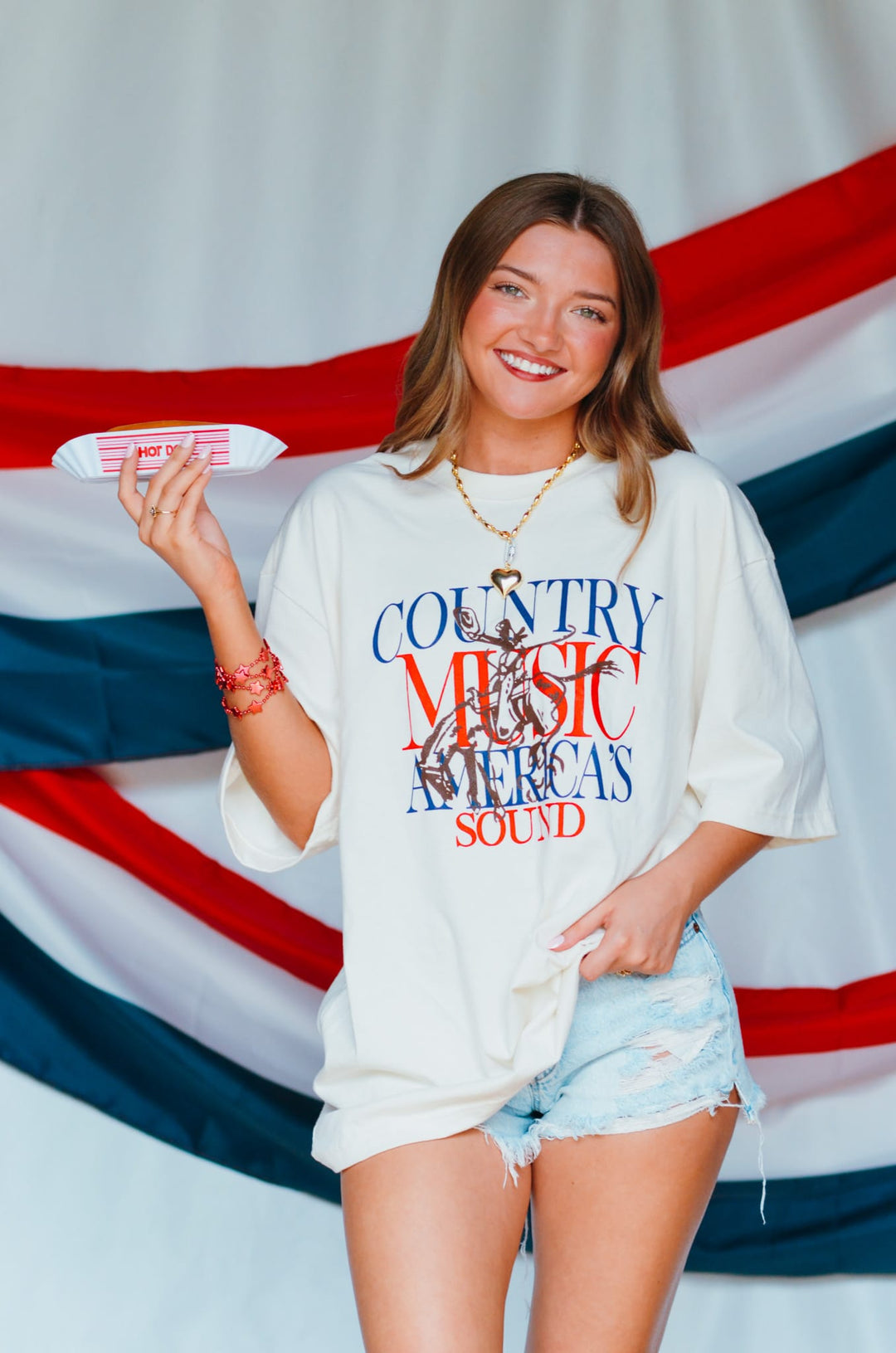 Country Music America Sound Heavy Tee