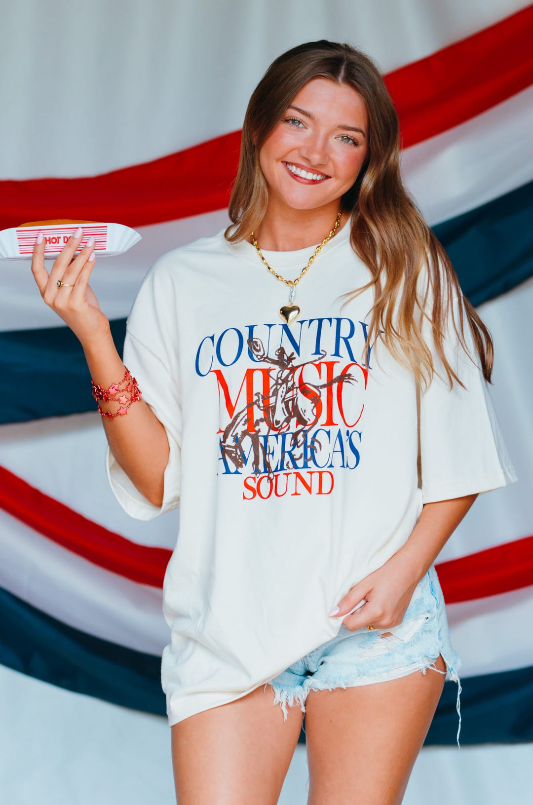 Country Music America Sound Heavy Tee