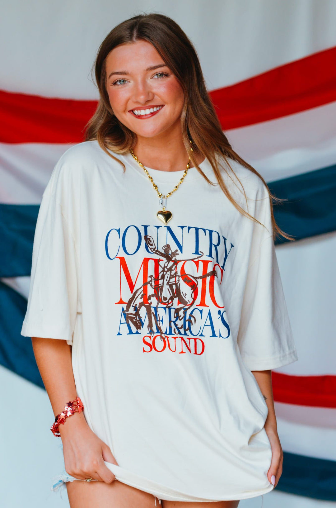 Country Music America Sound Heavy Tee