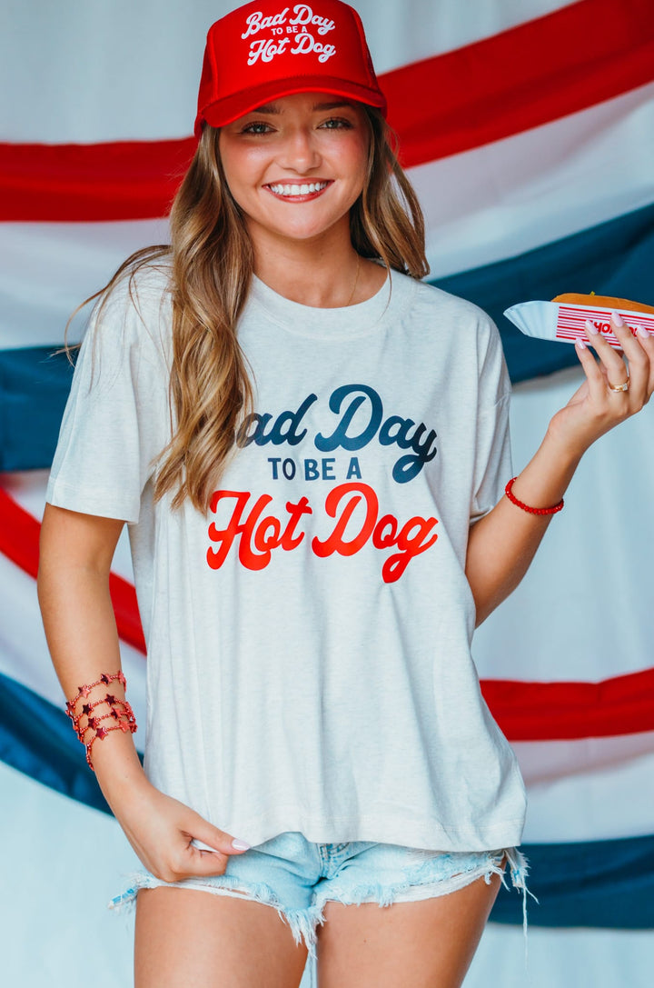 Bad Day to be a Hotdog Boxy Tee