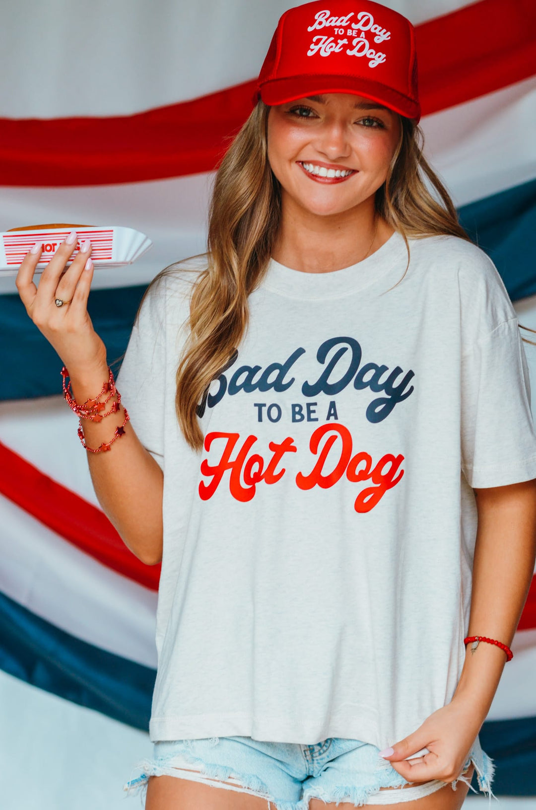 Bad Day to be a Hotdog Boxy Tee