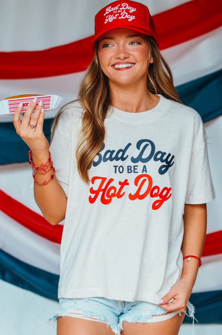 Bad Day to be a Hotdog Boxy Tee