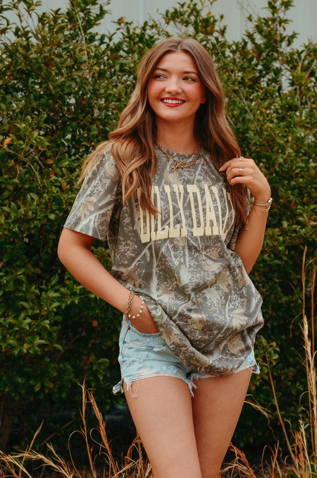 Dilly Dally Camo Shortsleeve