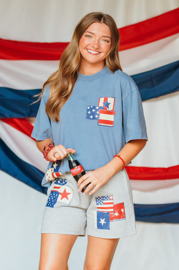 Americana Vintage Patch Tee