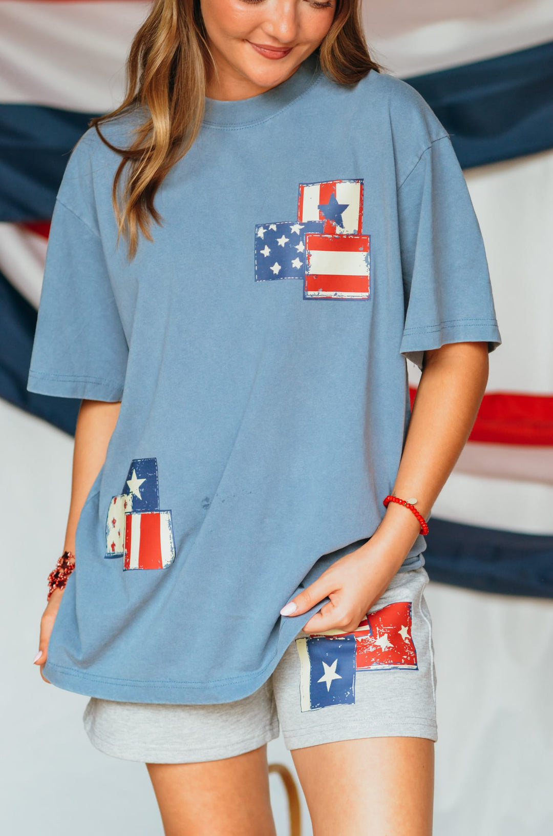 Americana Vintage Patch Tee