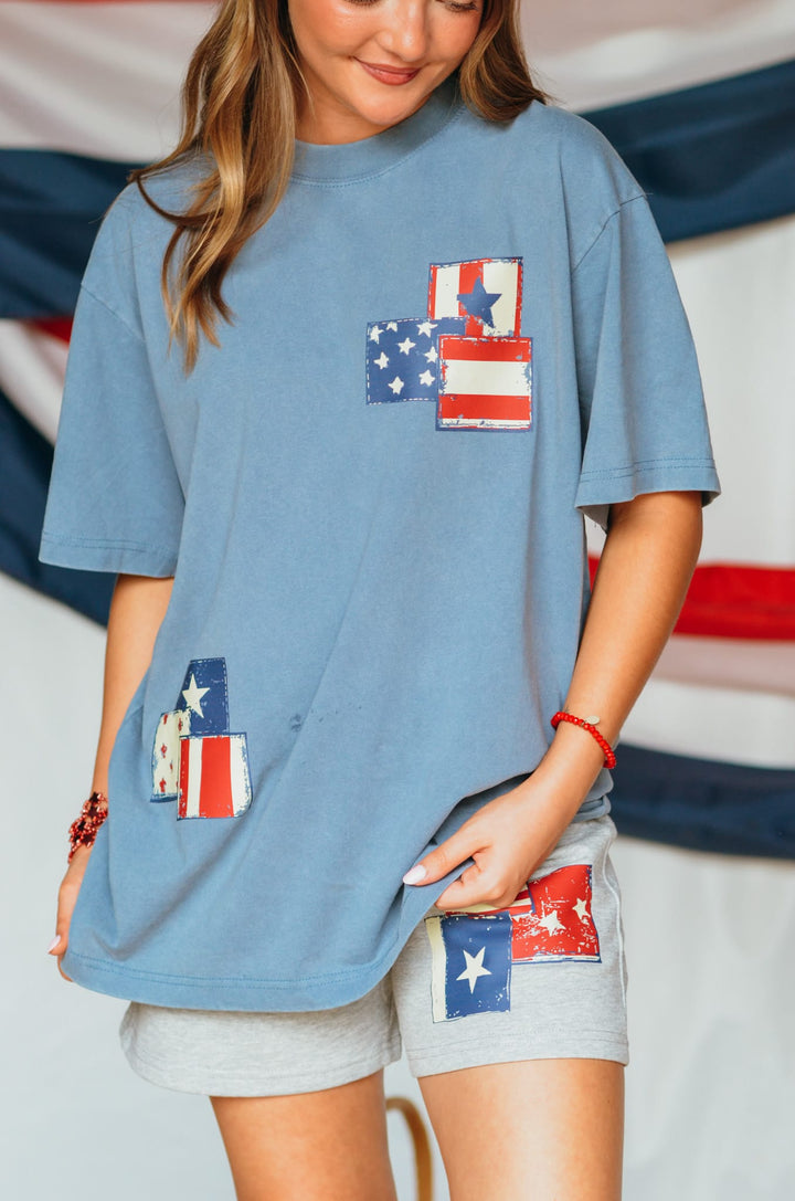 Americana Vintage Patch Tee