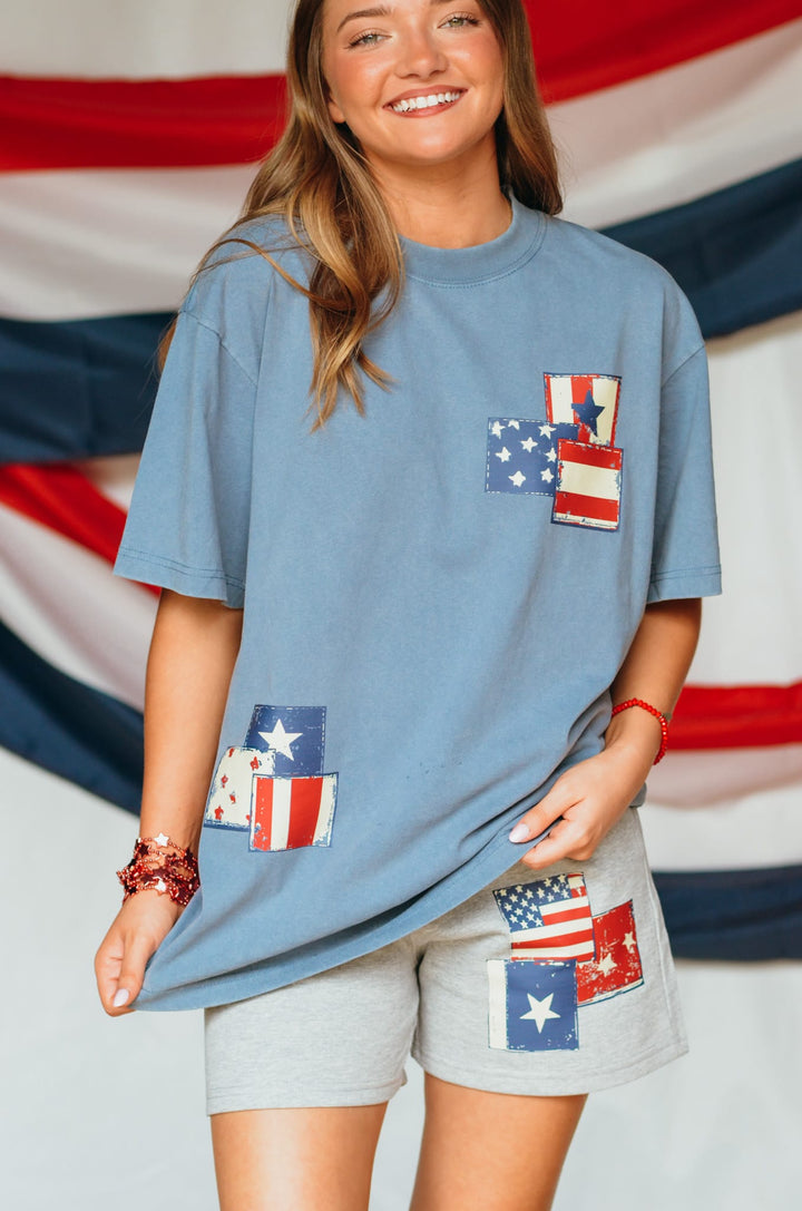 Americana Vintage Patch Tee