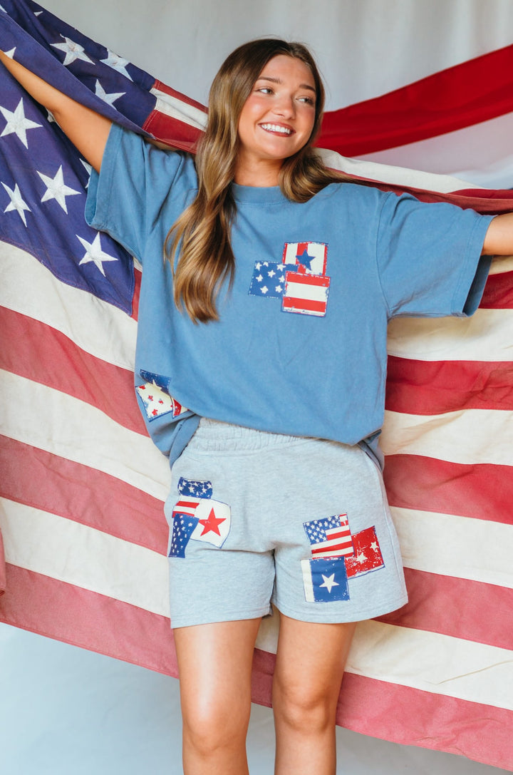 Americana Vintage Patch Tee
