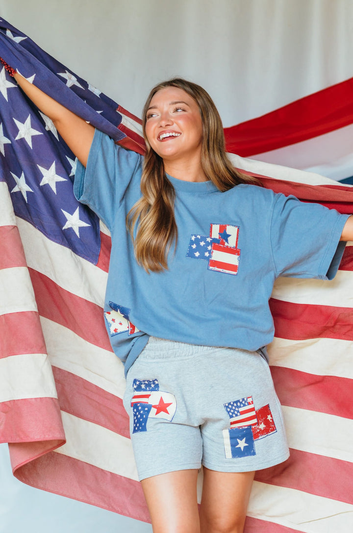 Americana Vintage Patch Tee