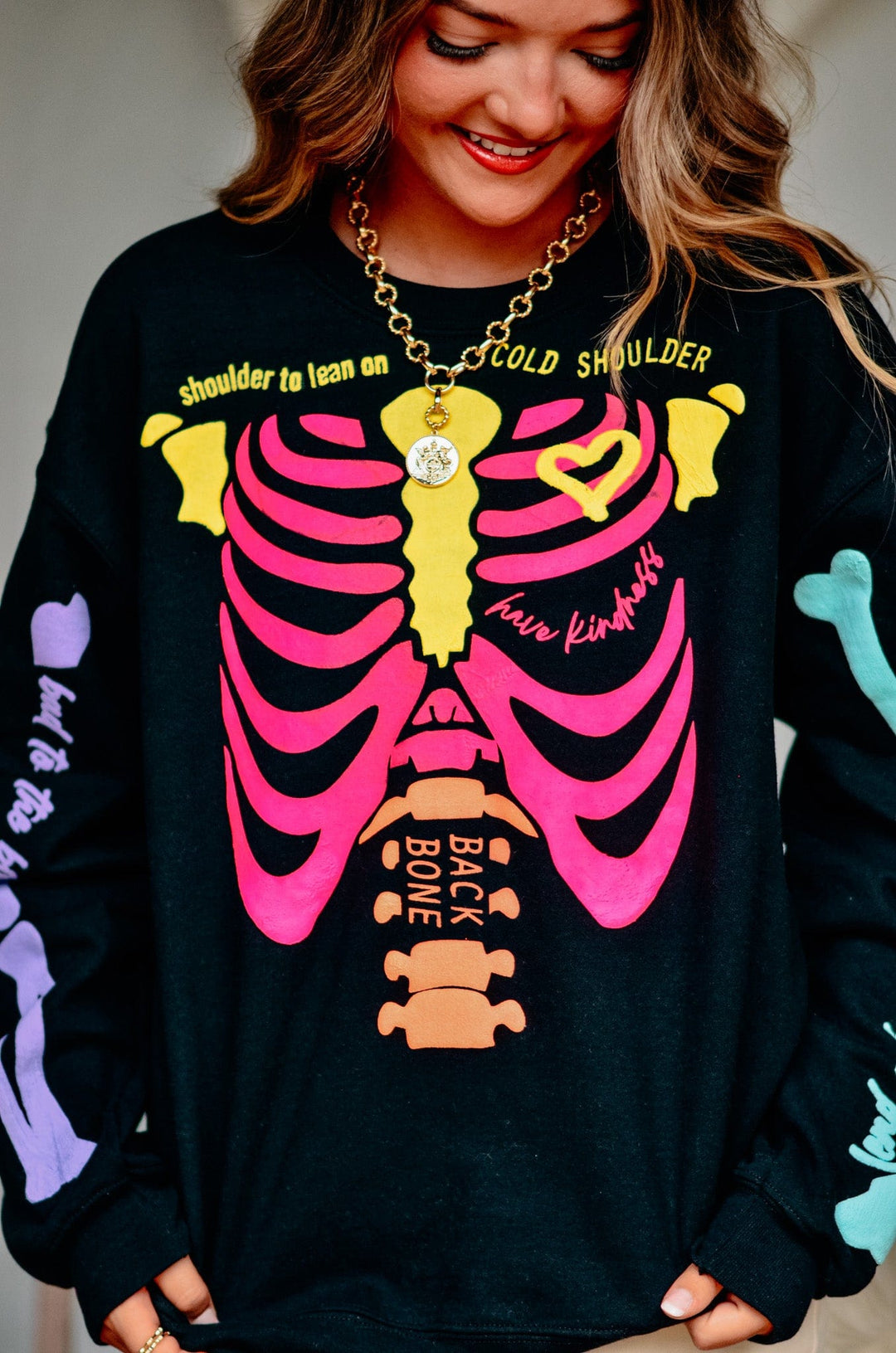 Neon Skelly Sweatshirt