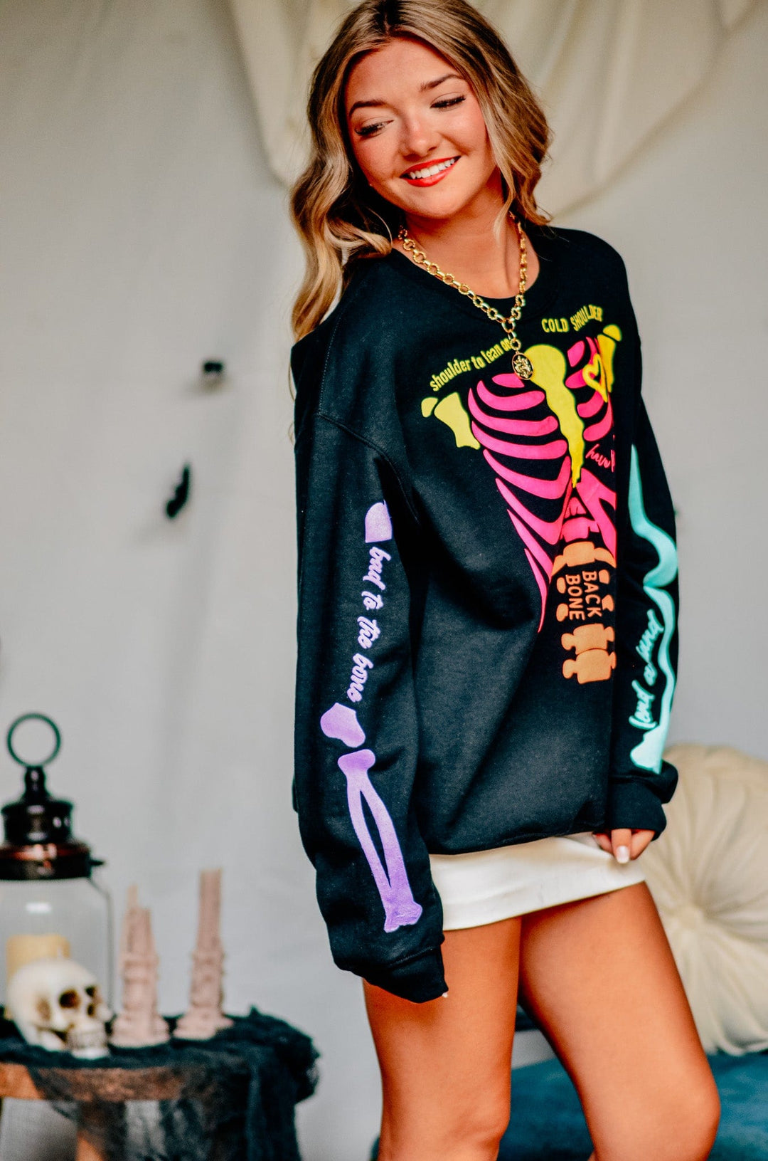 Neon Skelly Sweatshirt