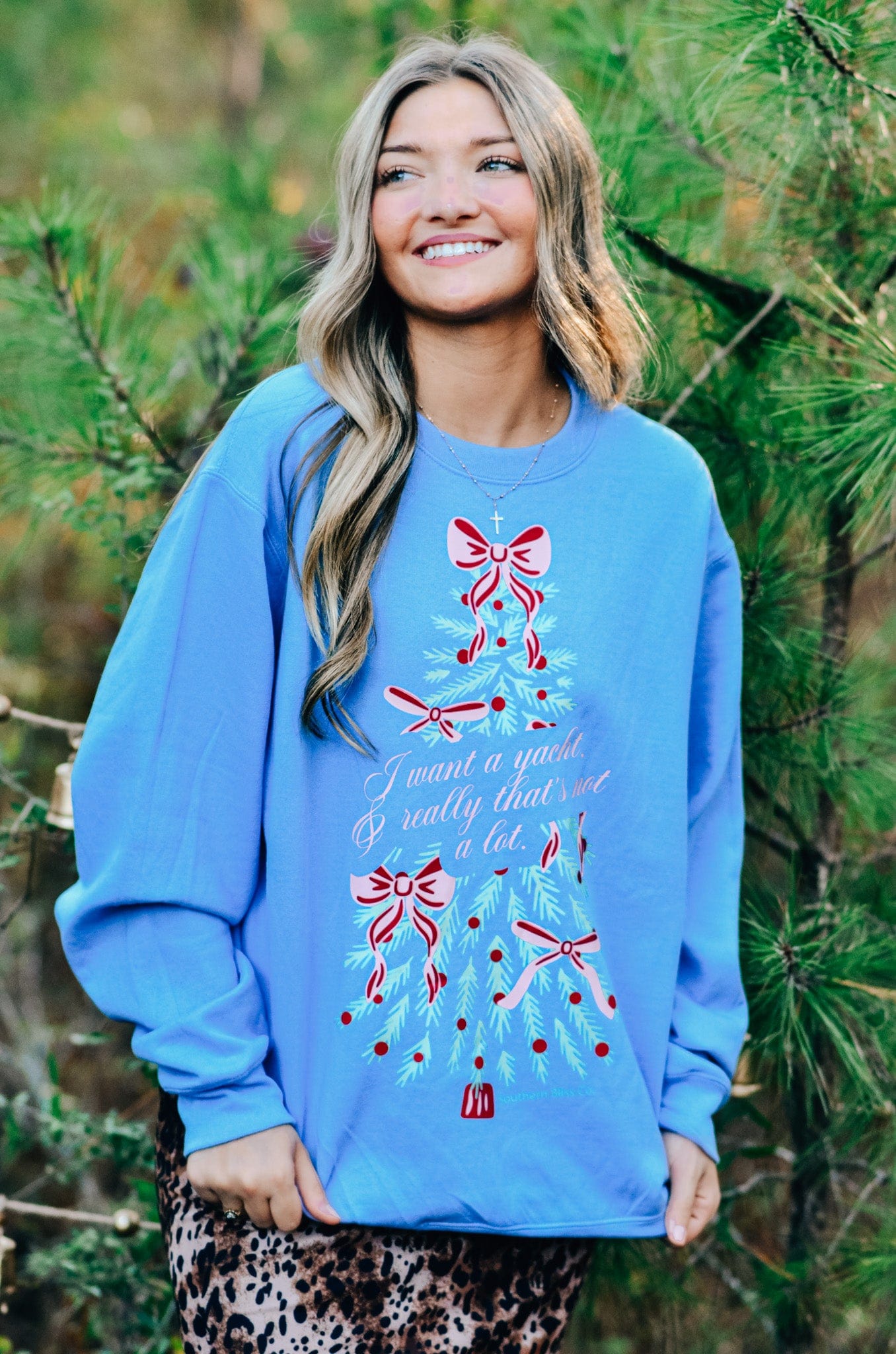 I Want A Yacht Sweatshirt – Southern Bliss Company