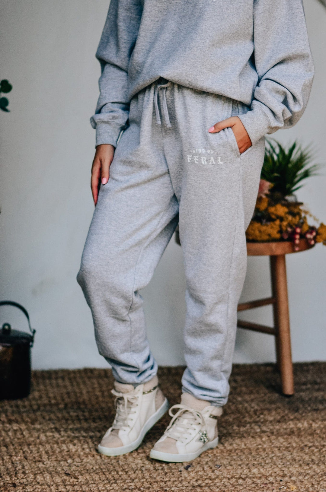 Kind of Feral Grey Joggers