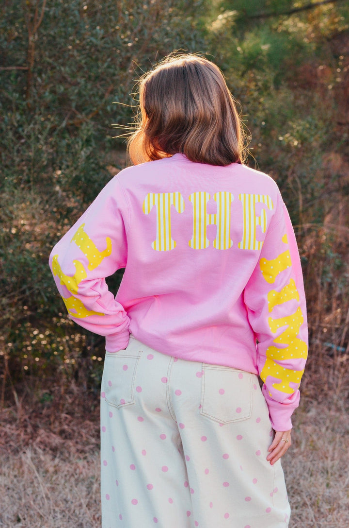 God Is Good Pink Sweatshirt