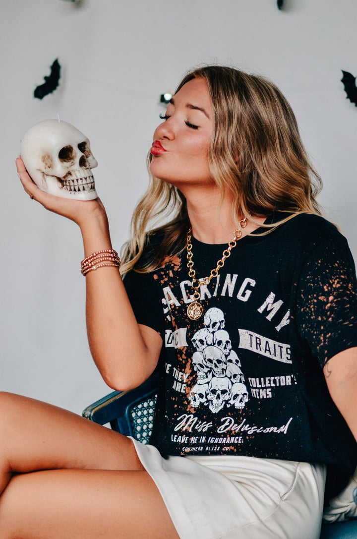 Toxic Traits Bleached Tee
