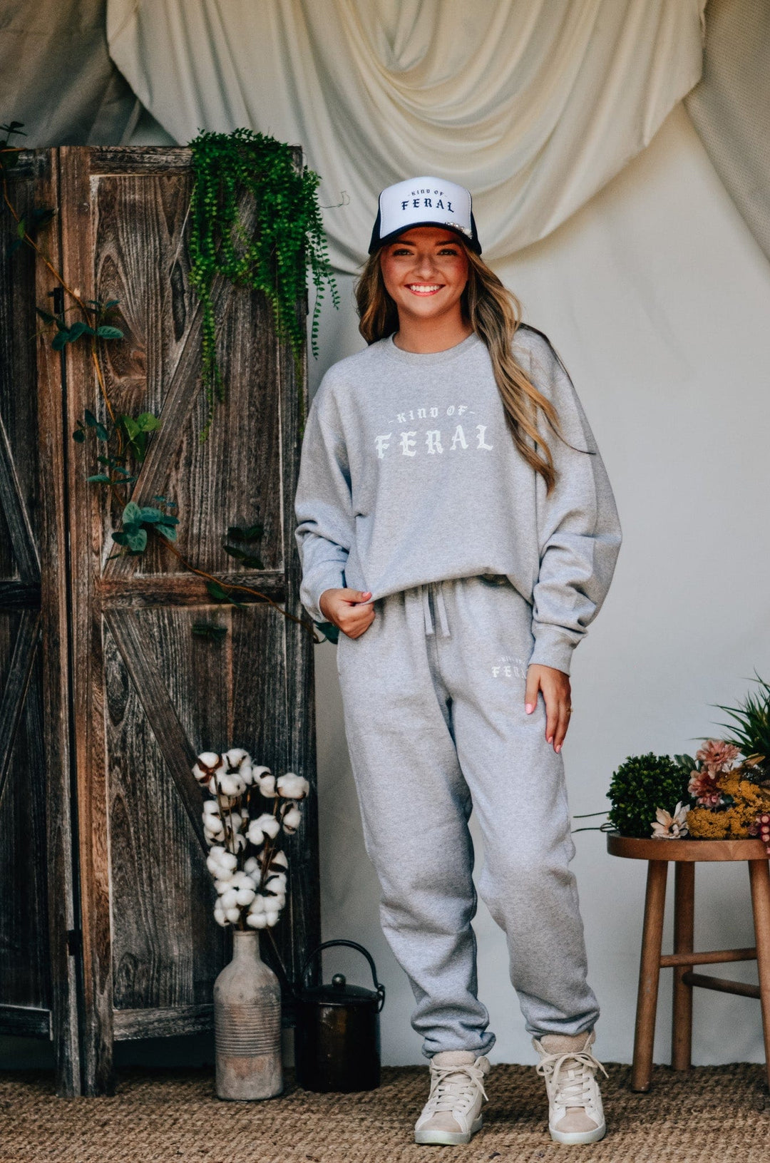 Kind of Feral Grey Sweatshirt