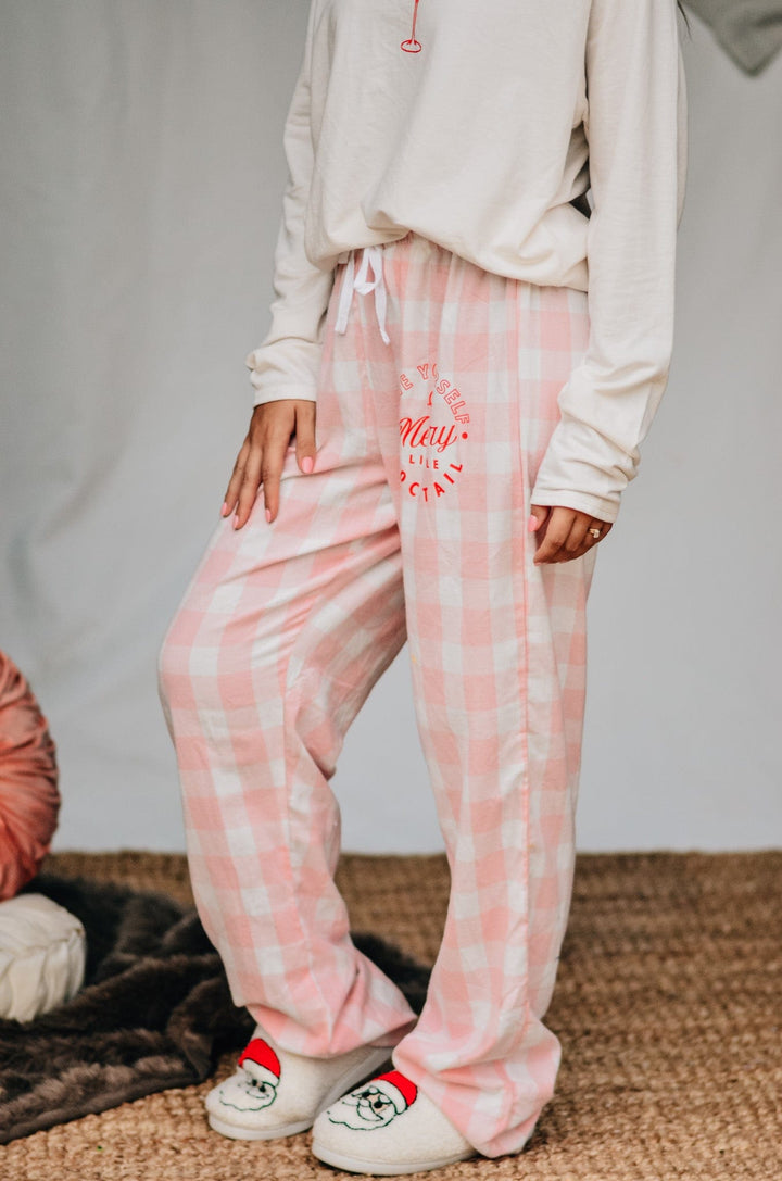 Merry Little Cocktail Plaid Pants