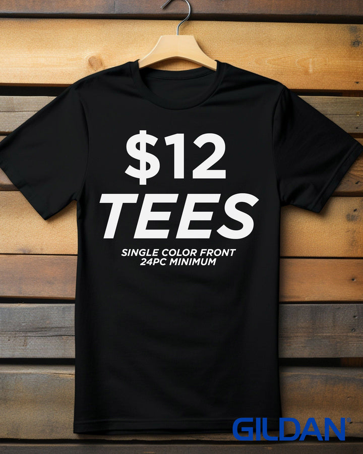 {CUSTOM 12PC MIN} Gildan Tee