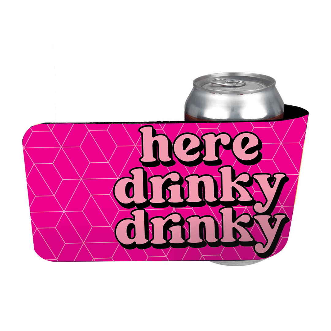 Here Drinky Slap Wrap Koozie