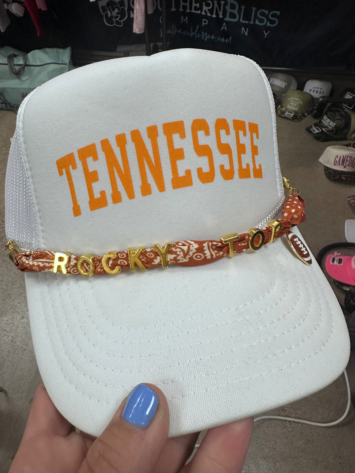 Tennessee White Trucker Hat