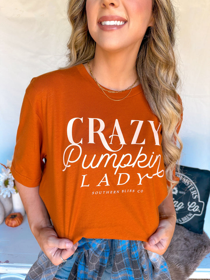 Crazy Pumpkin Lady Tee