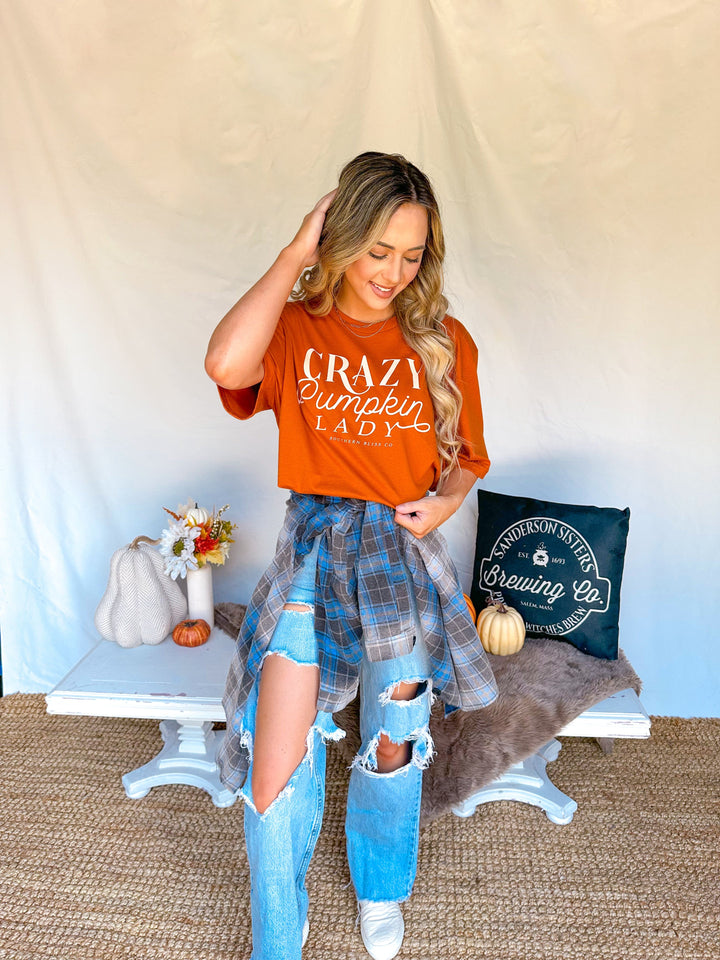 Crazy Pumpkin Lady Tee