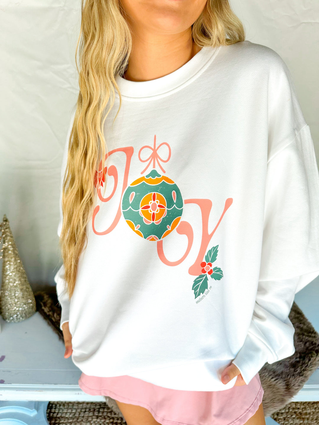 Joy Mock Sweatshirt