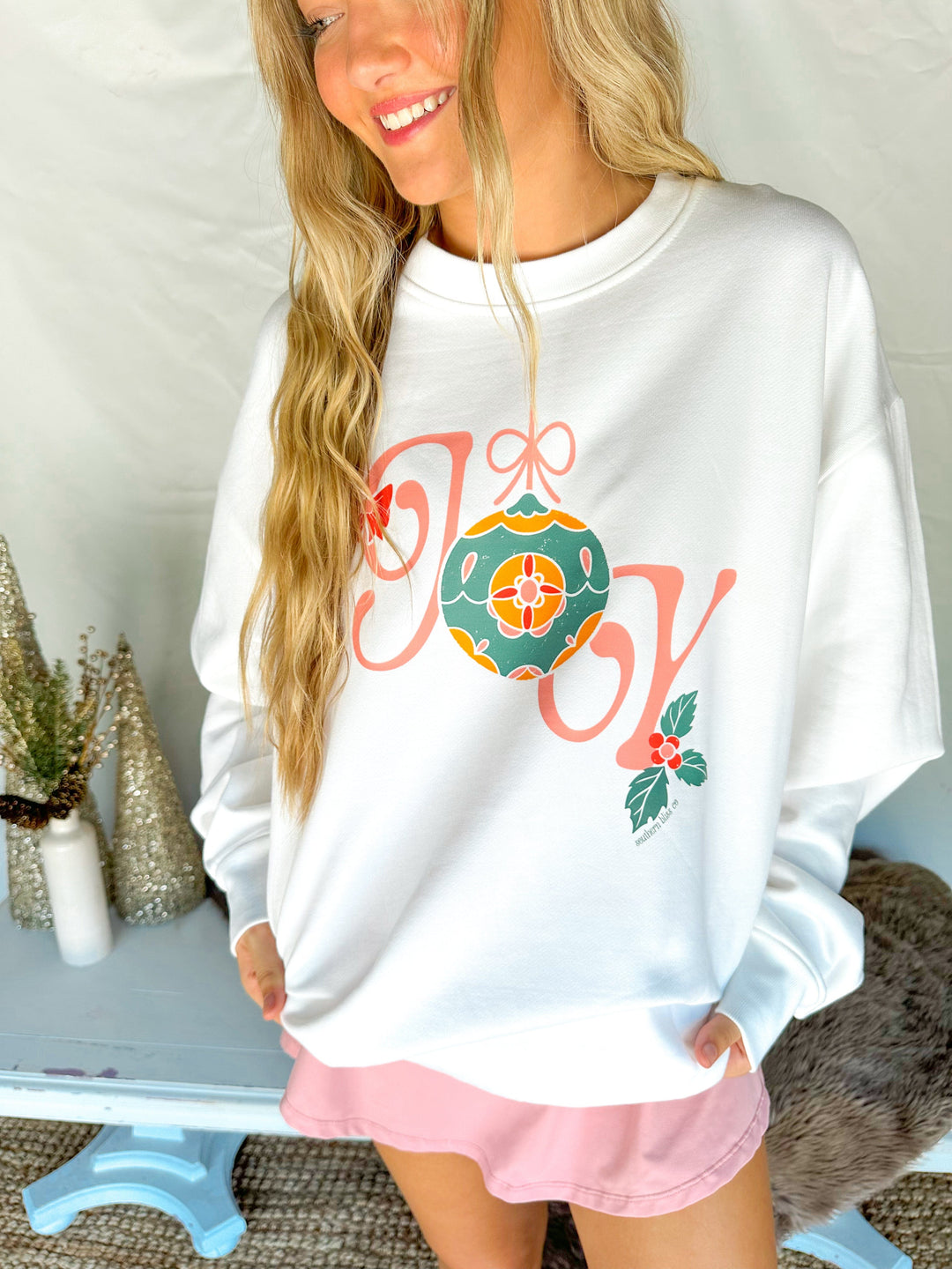 Joy Mock Sweatshirt