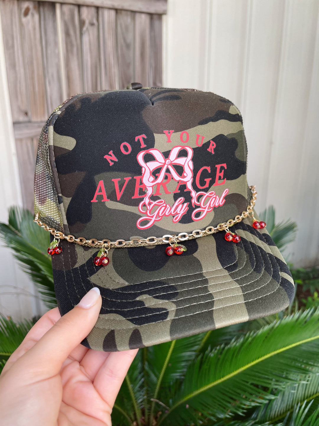 Not Your Average Girly Girl Full Camo Trucker Hat