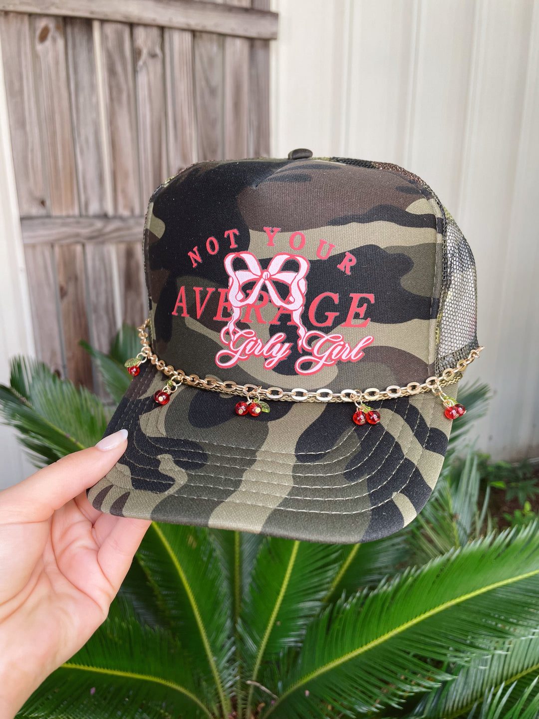 Not Your Average Girly Girl Full Camo Trucker Hat