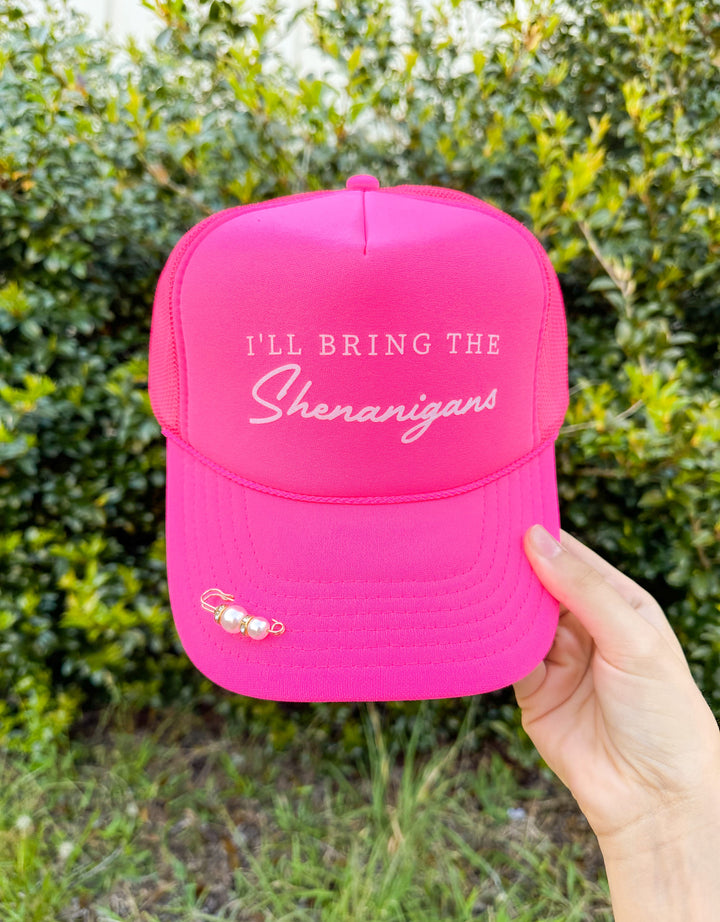 Shenanigans Hot Pink Trucker Hat