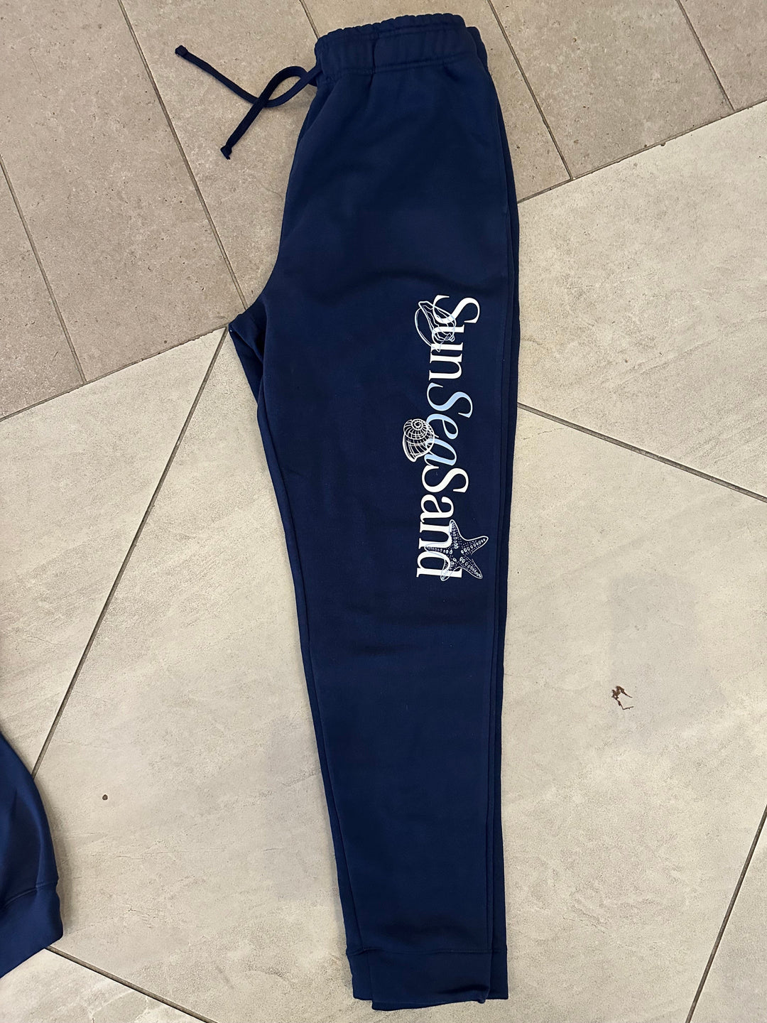 Sun Sea Sand Navy Joggers