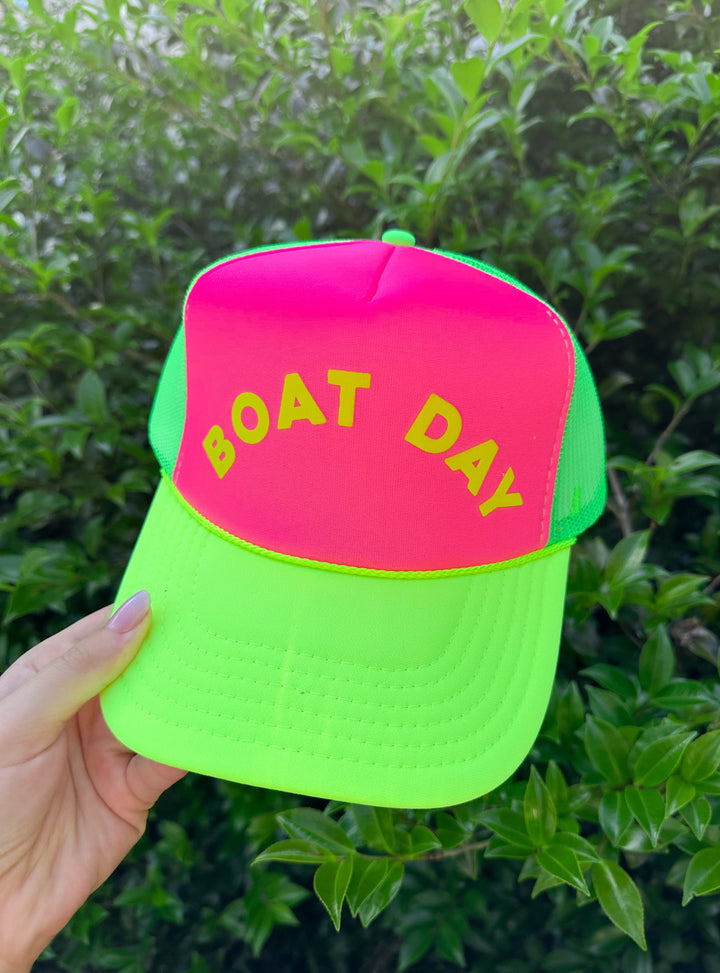 Boat Day Multi-Trucker Hat (Pink)