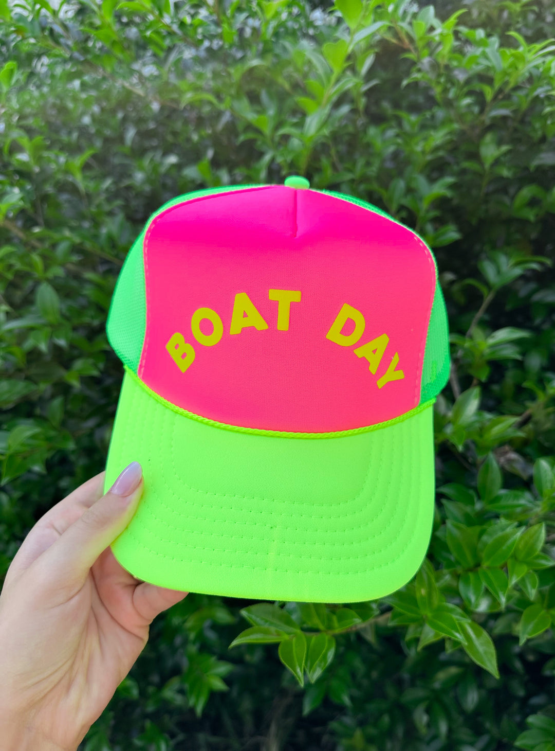 Boat Day Multi-Trucker Hat (Pink)
