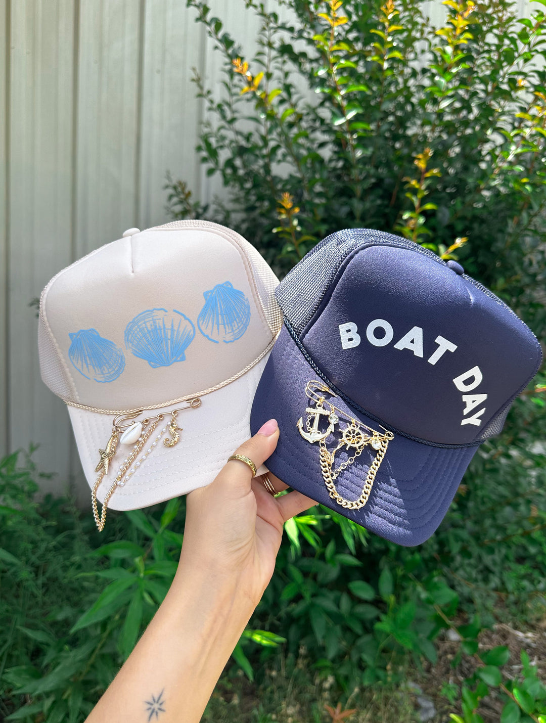 Boat Day Navy Trucker Hat