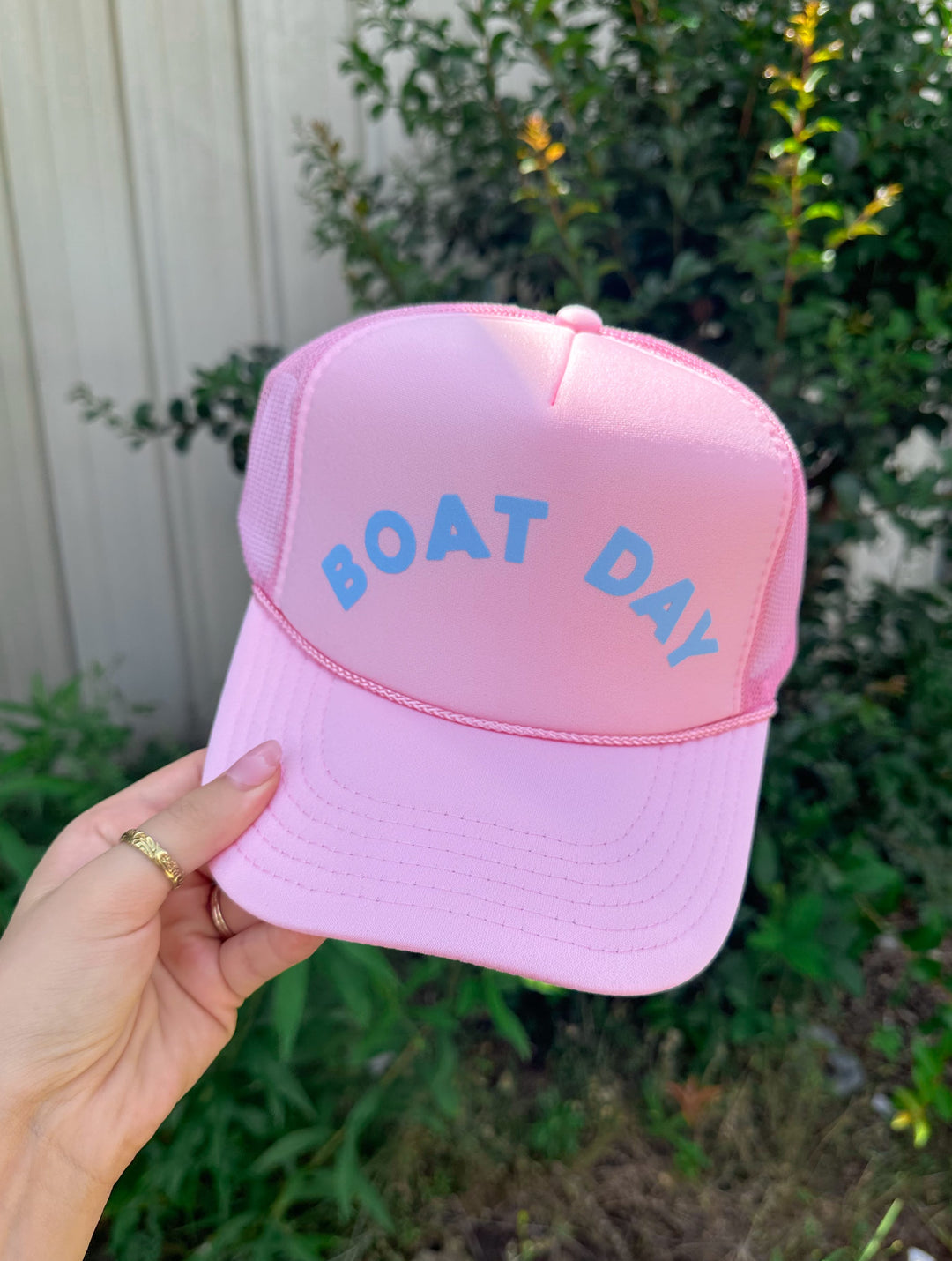 Boat Day Light Pink Trucker Hat