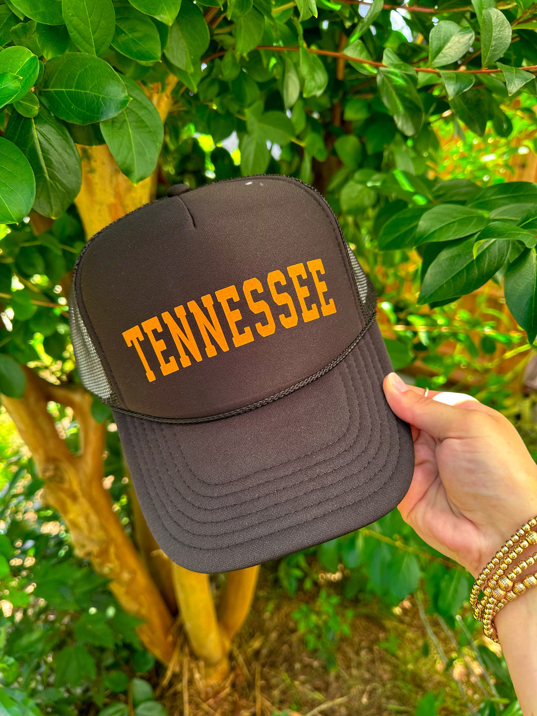 Tennessee Black Trucker Hat