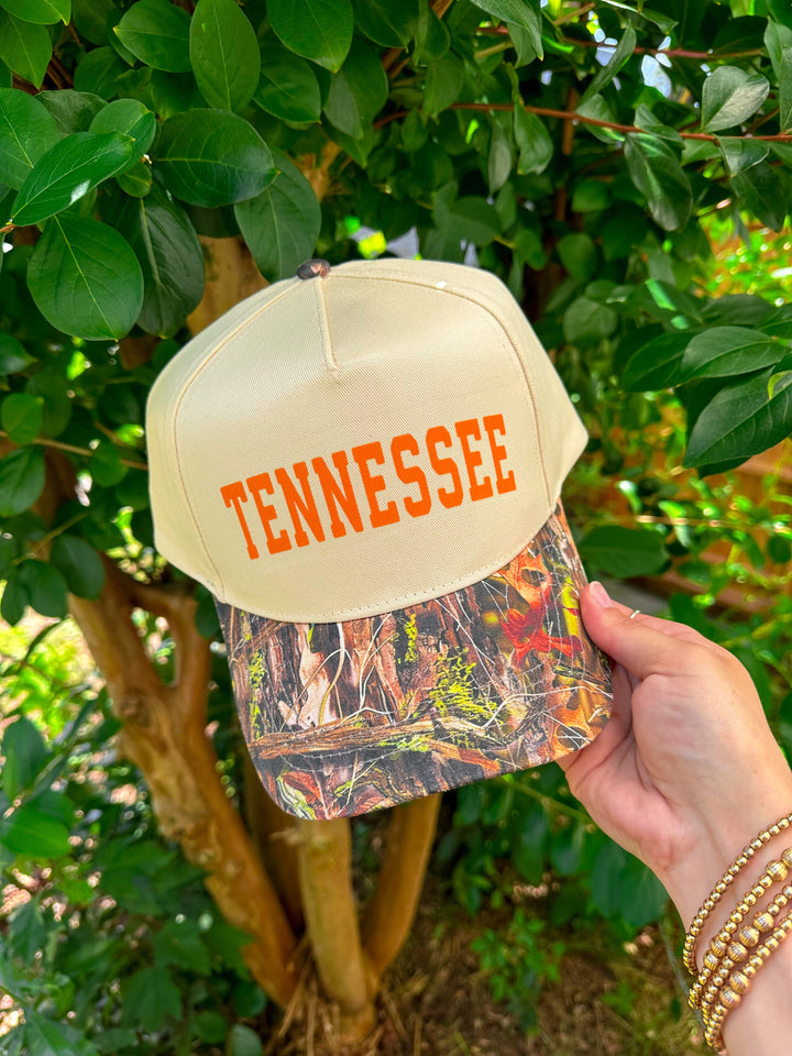 Tennessee Khaki/ Real Camo Canvas Trucker