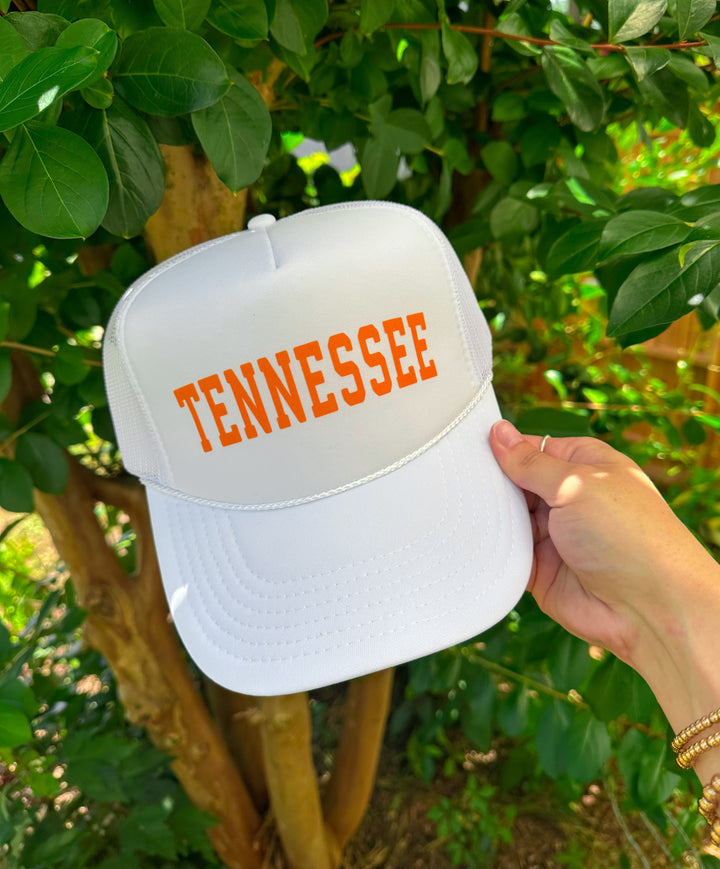 Tennessee White Trucker Hat