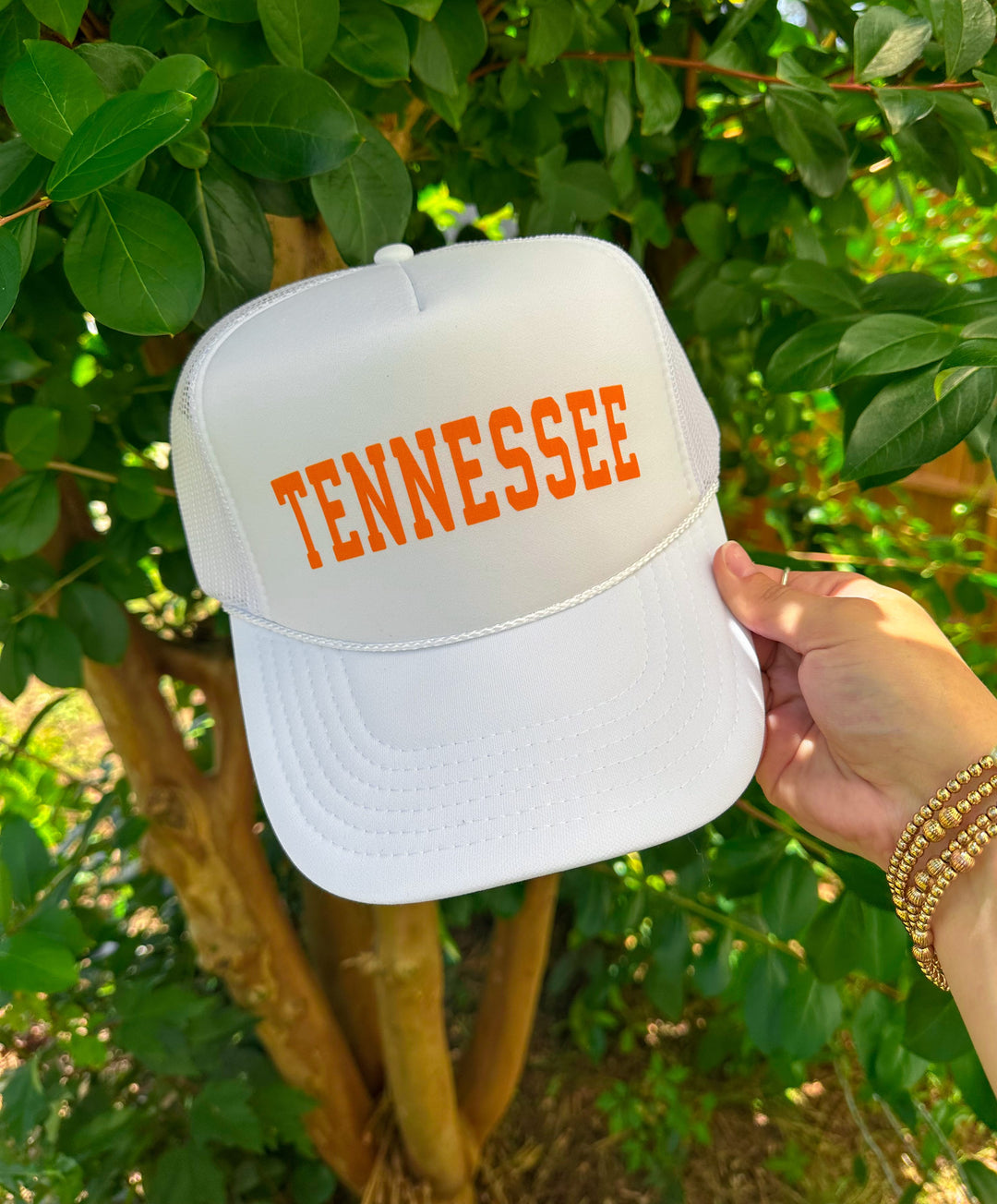 Tennessee White Trucker Hat