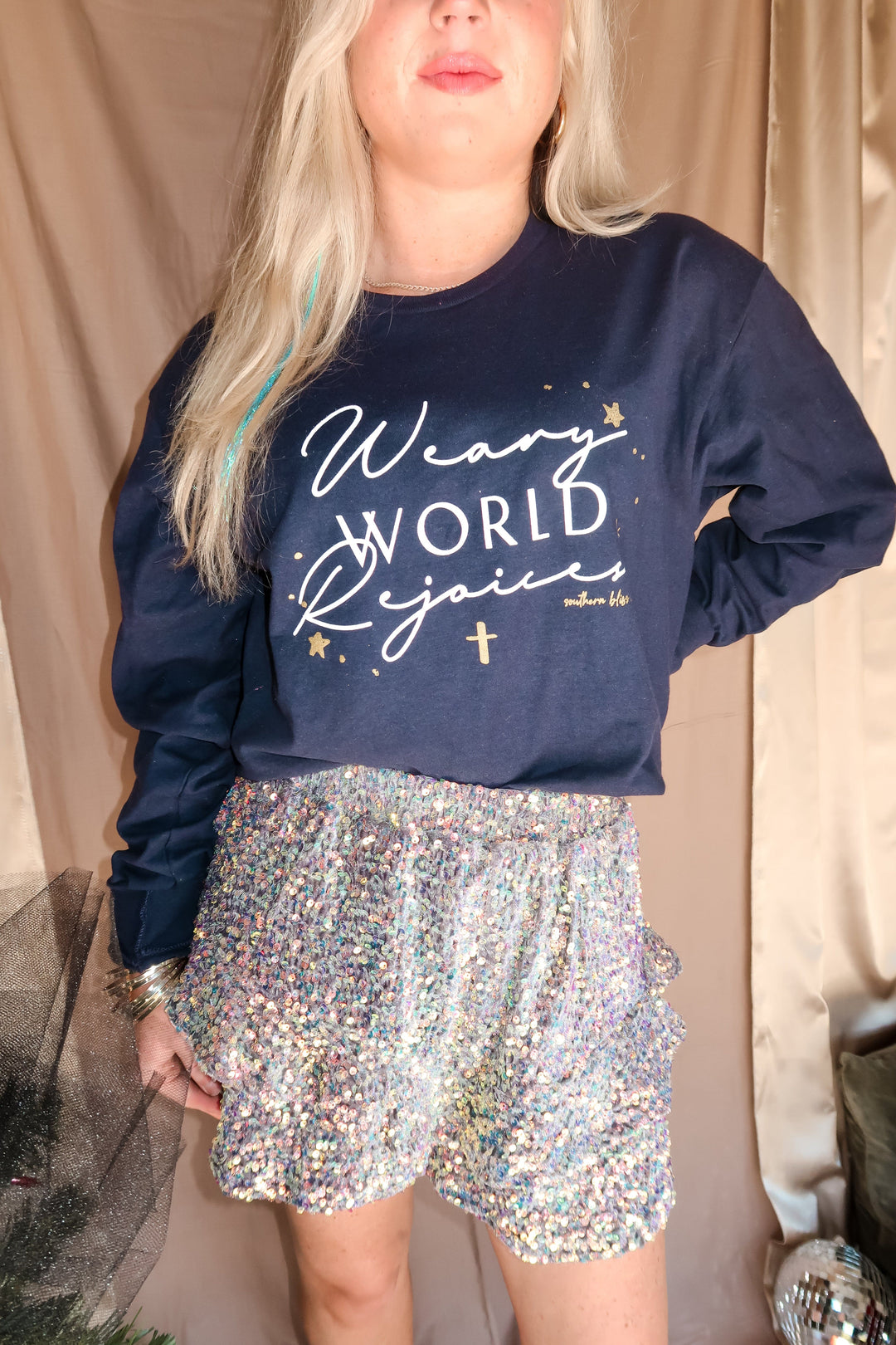 Weary World Rejoices Longsleeve