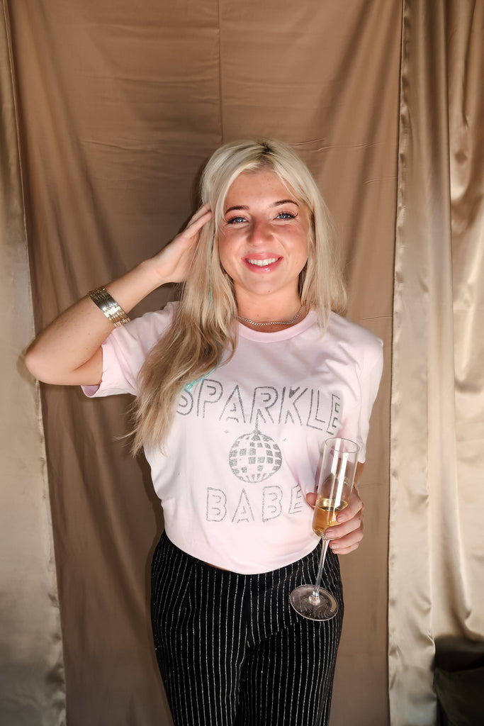 Sparkle Babe Pink Tee