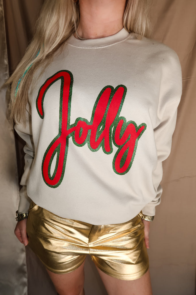 Jolly Glitter Sand Sweatshirt