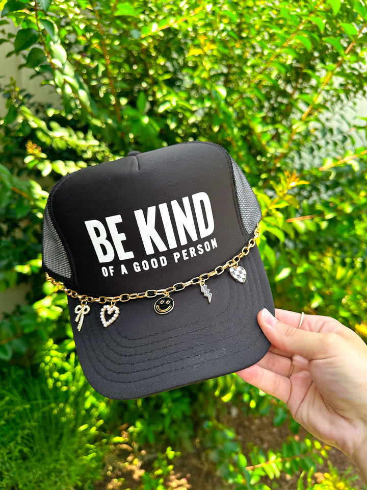 Be Kind Of A Good Person Black Trucker