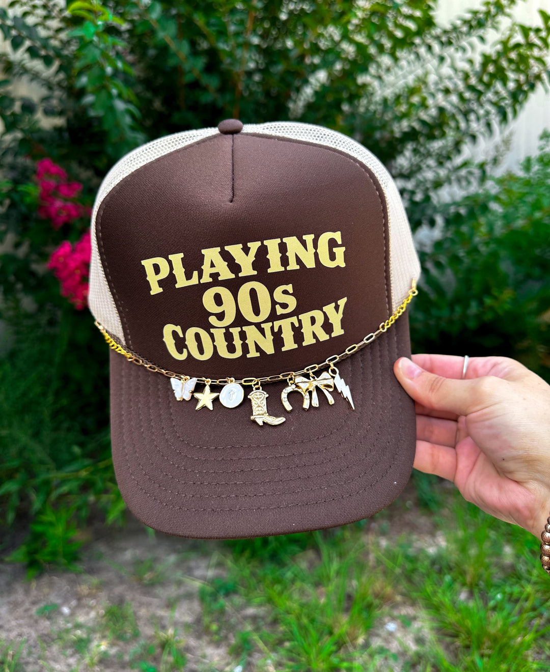 Playing 90's Country Brown/Tan Trucker