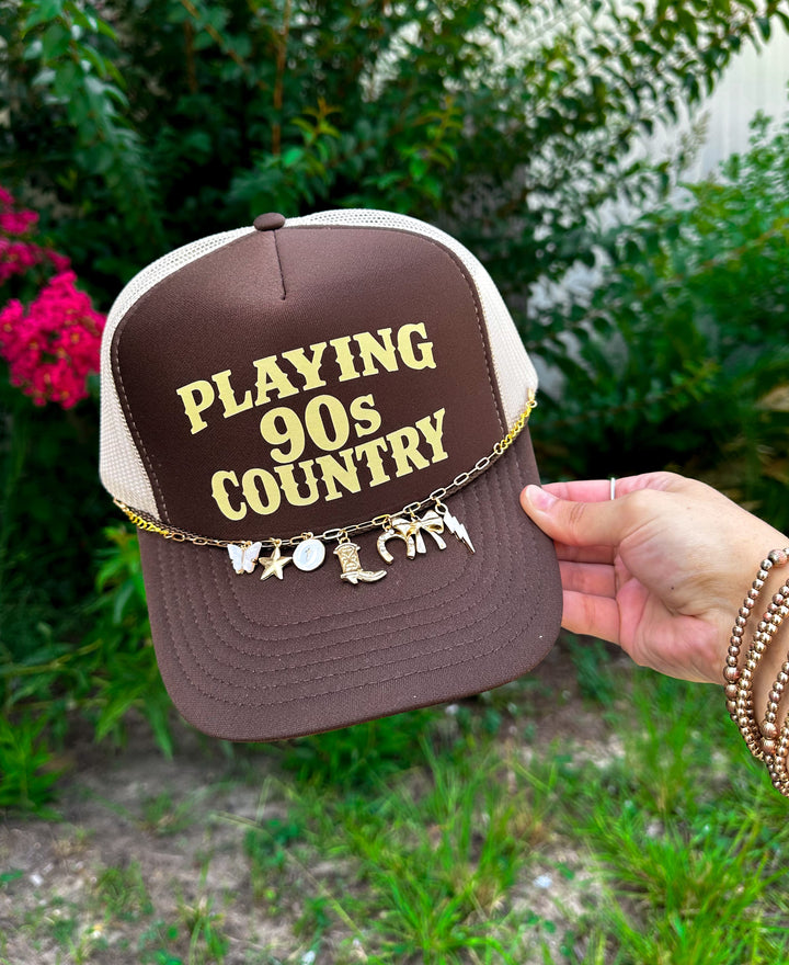 Playing 90's Country Brown/Tan Trucker