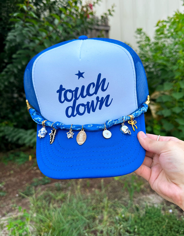 Touchdown White/Royal Blue Trucker