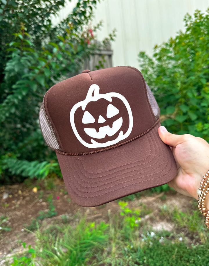 Pumpkin Brown Trucker Hat