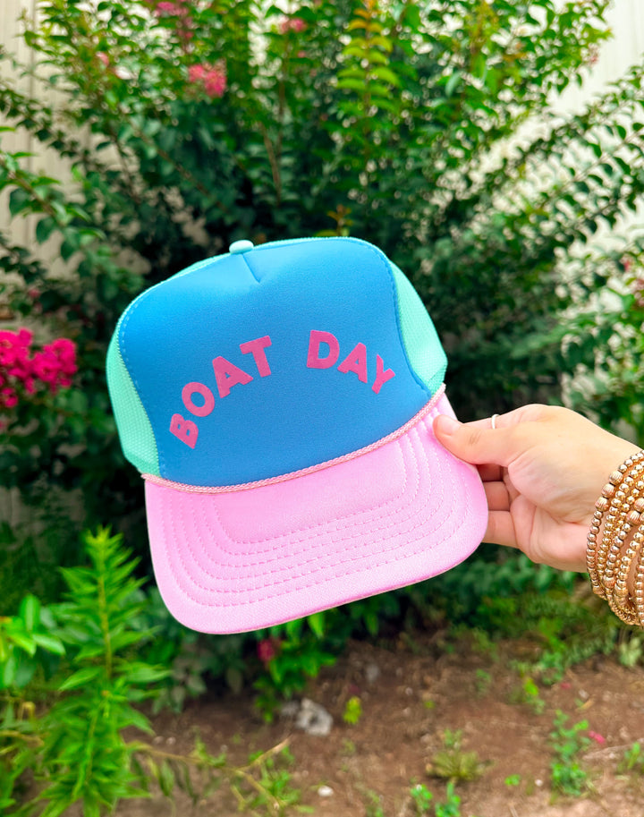 Boat Day Multi Trucker Hat (Carolina Blue)